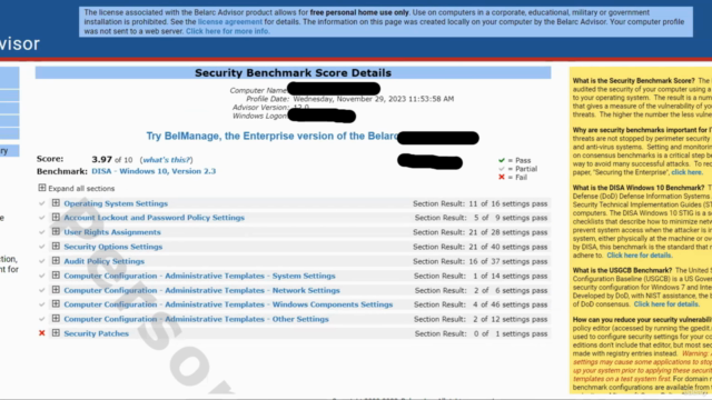 Selection and Implementation of Security Controls – Screenshot 4