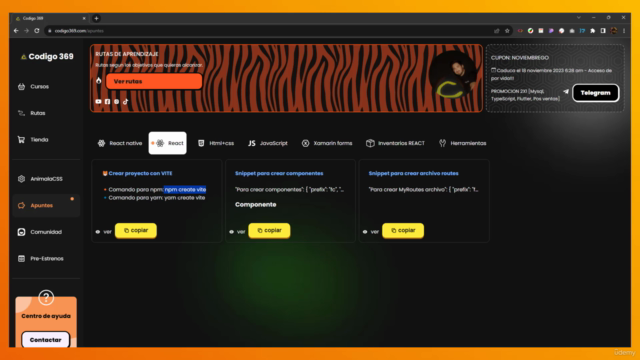 Sistema para inventarios con REACT - NIVEL INTERMEDIO – Screenshot 1