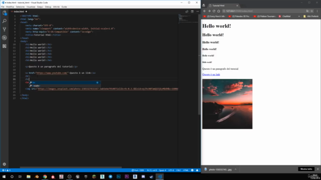 HTML5 Tutorial Completo Italiano – Screenshot 2
