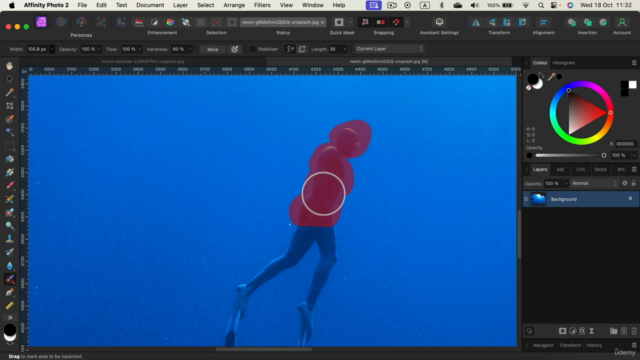 Remove Unwanted Objects in Affinity Photo 2 – Screenshot 1