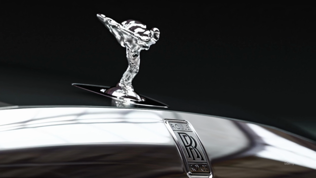 Blender: Rolls Royce Spectre in 3D – Screenshot 1