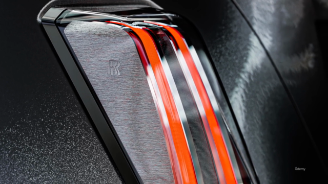 Blender: Rolls Royce Spectre in 3D – Screenshot 3