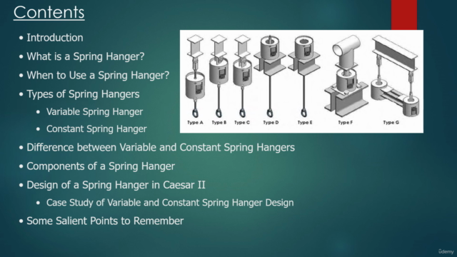 Guide to Spring Hanger Selection and Design using Caesar II β Screenshot 1