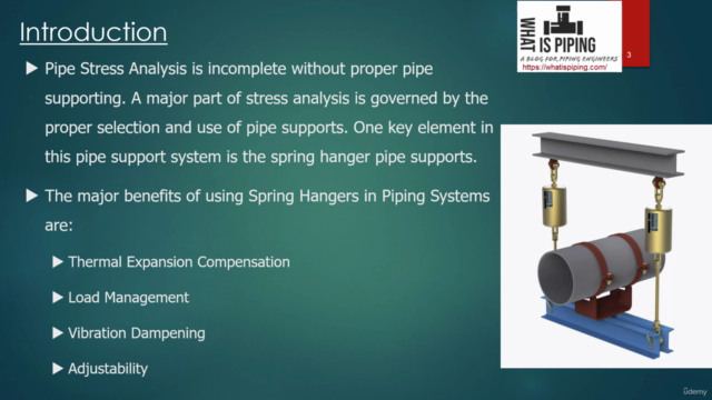 Guide to Spring Hanger Selection and Design using Caesar II β Screenshot 2
