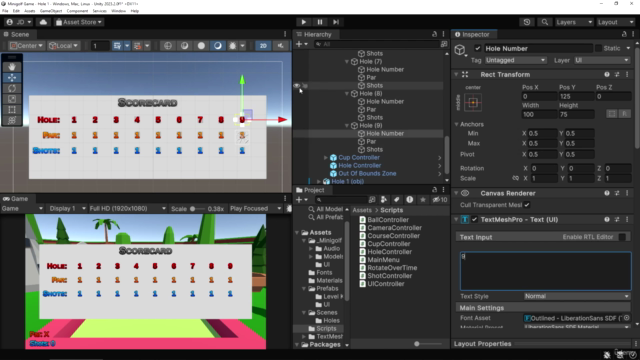 Learn To Create A Minigolf Game In Unity & C# – Screenshot 3