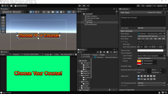 Learn To Create A Minigolf Game In Unity & C# – Screenshot 4