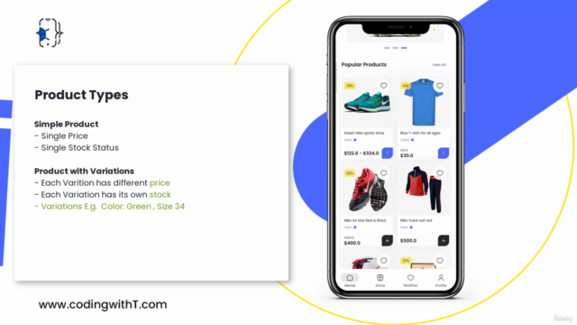 Learn to Design Professional eCommerce App in Flutter – Screenshot 1