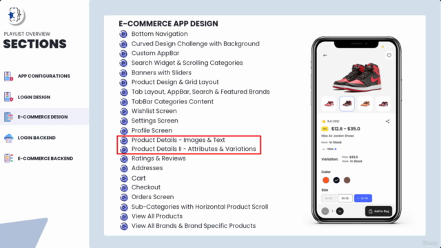 Learn to Design Professional eCommerce App in Flutter – Screenshot 4