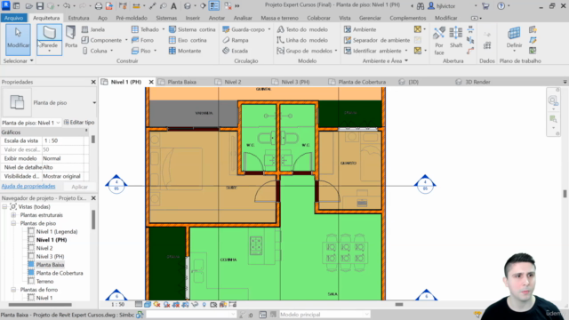 Curso de Revit do Básico ao Avançado – Screenshot 1