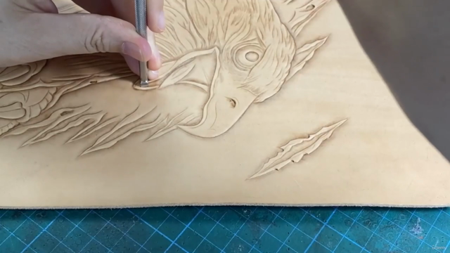 Leather Carving Art - Eagle – Screenshot 2