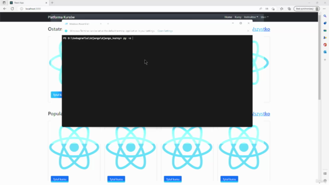 Kurs platforma elearningowa w Python i Django cz.1 – Screenshot 2