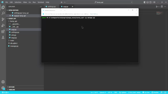 Kurs platforma elearningowa w Python i Django cz.1 – Screenshot 4
