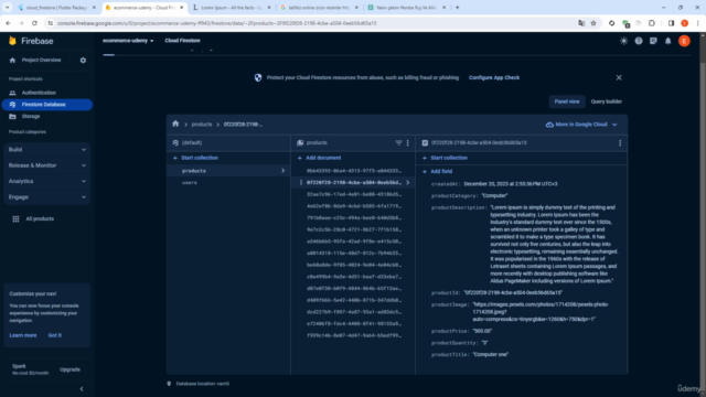 Flutter  & Firebase E-Ticaret ve Admin Uygulaması  (2024) - Screenshot_03