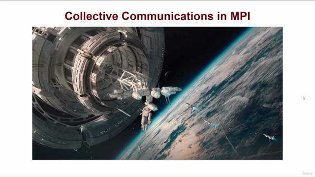 Introduction to MPI - Collective Communications – Screenshot 1
