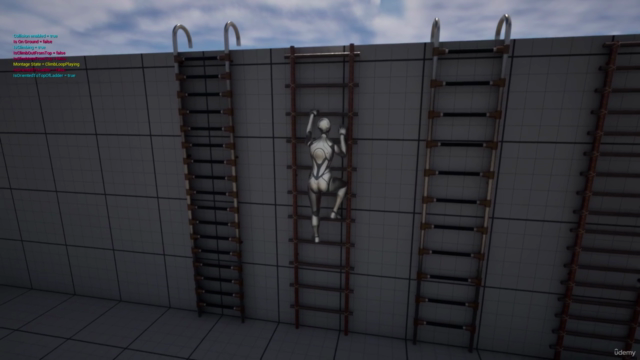 Unreal Engine 5 : Fix animations for ladder climbing – Screenshot 1