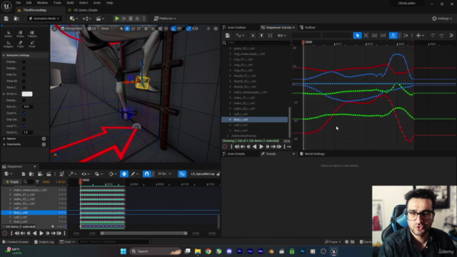 Unreal Engine 5 : Fix animations for ladder climbing – Screenshot 3
