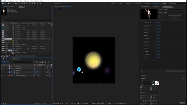 Rigging character Academy In After Effects(Duik) Masterclass – Screenshot 1
