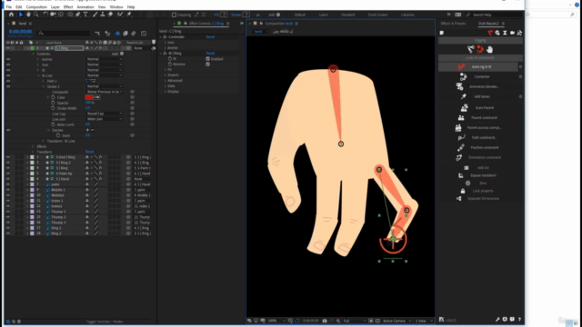 Rigging character Academy In After Effects(Duik) Masterclass – Screenshot 3