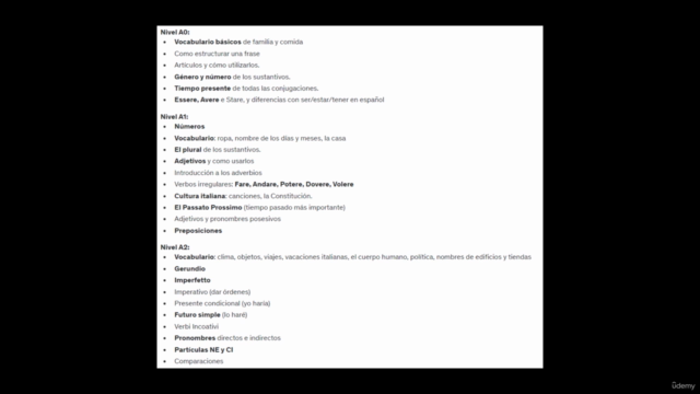 Italiano para Principiantes A0-A1-A2 | Gramática + Práctica – Screenshot 2