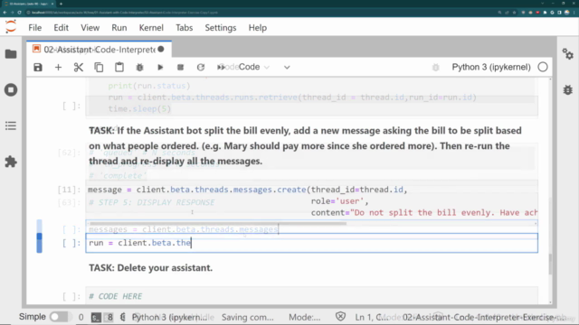 OpenAI Assistants with OpenAI Python API – Screenshot 2