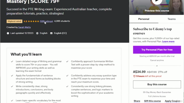 PTE Academic Exam Preparation: Reading Mastery (Score 79+) – Screenshot 2