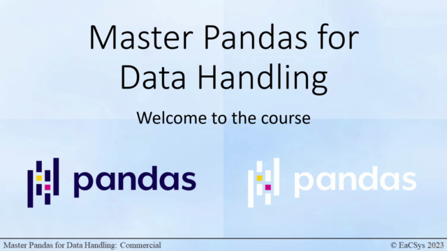 Master Pandas for Data Handling [2025] – Screenshot 1