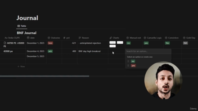 Craft the Ultimate Trading Journal with Notion for Traders – Screenshot 3