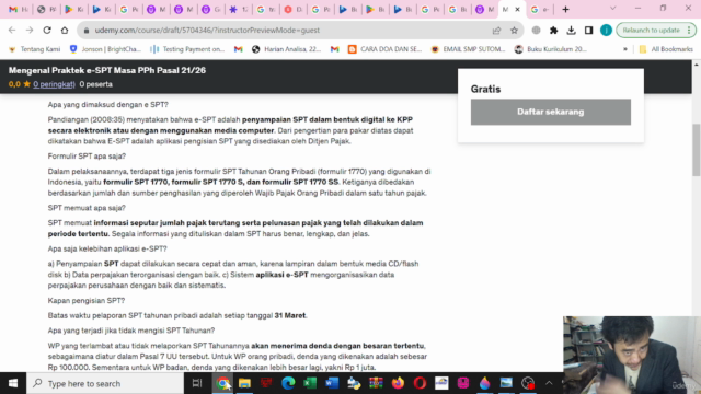 Mengenal Praktek e-SPT Masa PPh Pasal 21/26. – Screenshot 2