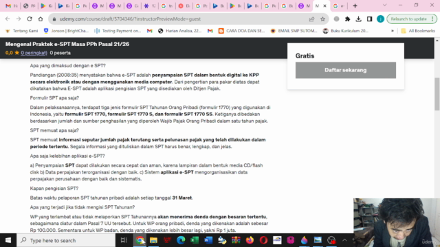 Mengenal Praktek e-SPT Masa PPh Pasal 21/26. – Screenshot 3
