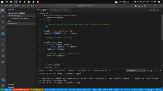 PHP For Beginners In Arabic 2023 – Screenshot 3