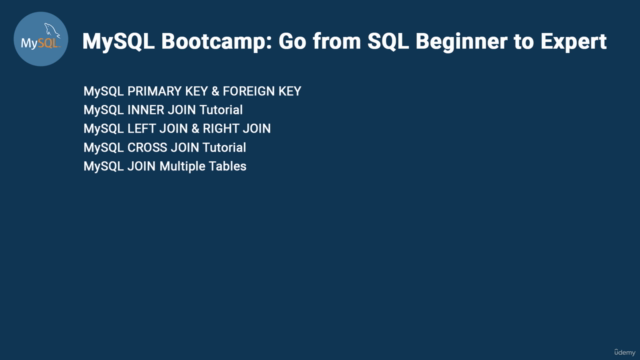 The Ultimate MySQL : Go from SQL Beginner to Advanced - Screenshot_03