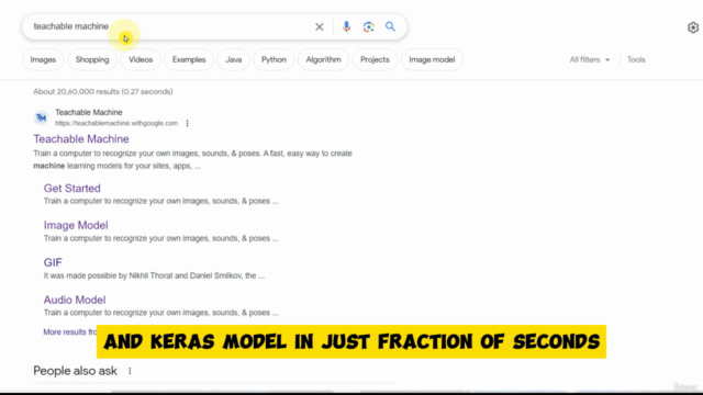 Facial Recognition Using TensorFlow And Teachable Machine. – Screenshot 2