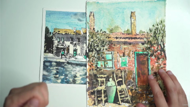 Pen and Wash Essentials - Urban Sketching For Beginners – Screenshot 2