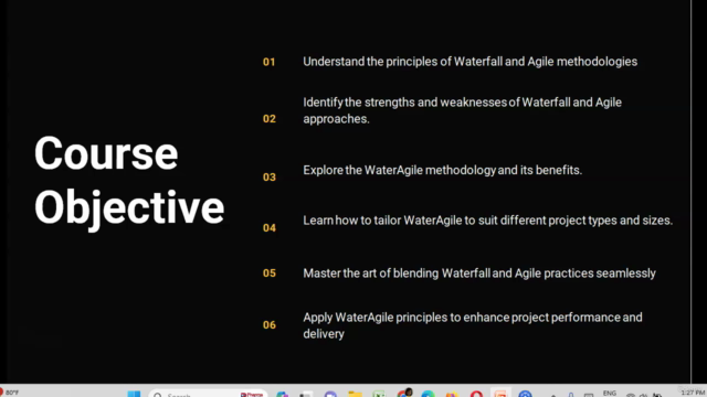WaterAgile Project Management – Screenshot 1