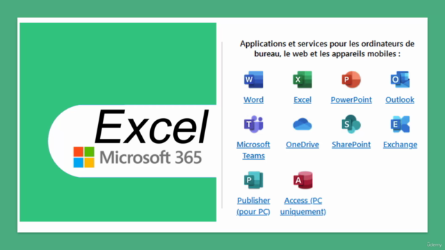 Excel 365 - Formation complète bureau et Web – Screenshot 3