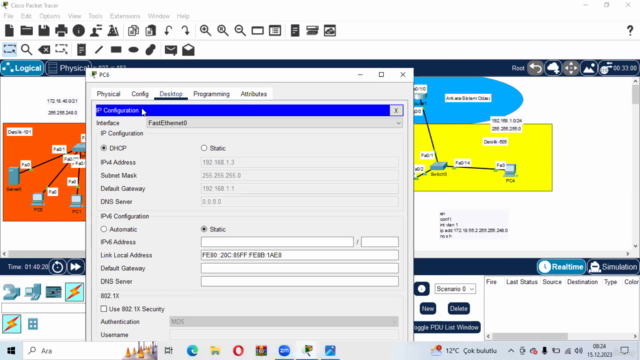 Cisco Kurum Geneli Ağ Topolojisi Kurulumu Ve Konfigürasyonu – Screenshot 4