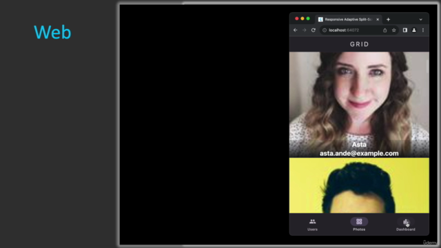 Flutter Responsive Design Split-Screen: Mobile, Desktop, Web – Screenshot 3