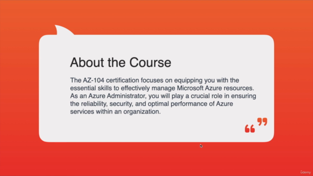 AZ 104 Microsoft Azure Administrator Certification – Screenshot 1