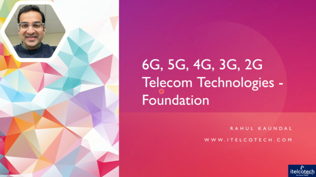 6G, 5G, 4G, 3G, 2G Telecom Technologies - Foundation – Screenshot 1