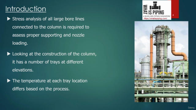 Stress Analysis of Tower/Vertical Column Piping System β Screenshot 4