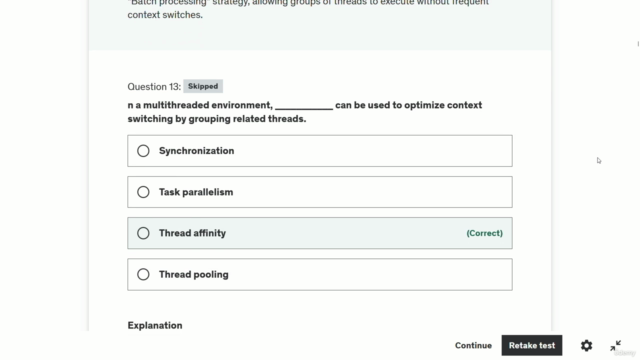 600+ Multithreading Interview Questions Practice Test – Screenshot 2