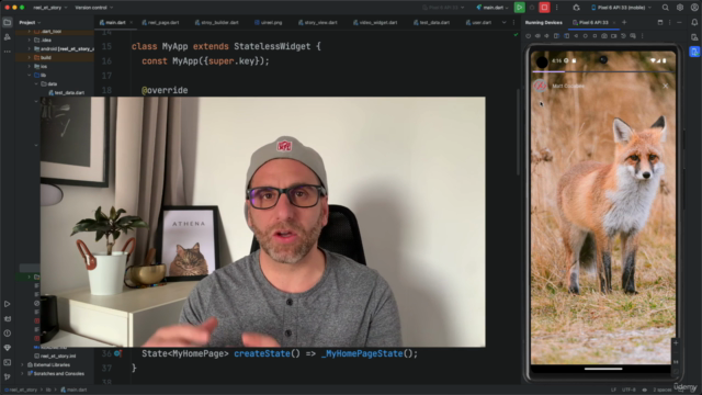 Flutter: Créez UI et animations pour réel et story Instagram – Screenshot 2