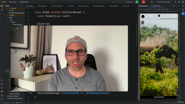 Flutter: Créez UI et animations pour réel et story Instagram – Screenshot 3