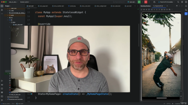 Flutter: Créez UI et animations pour réel et story Instagram – Screenshot 4