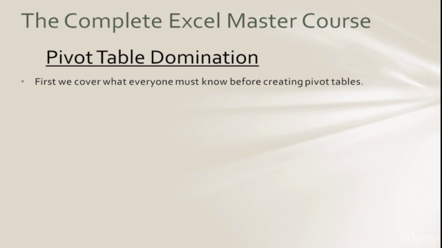 The Complete Microsoft Excel Course -From Beginner To Expert – Screenshot 3