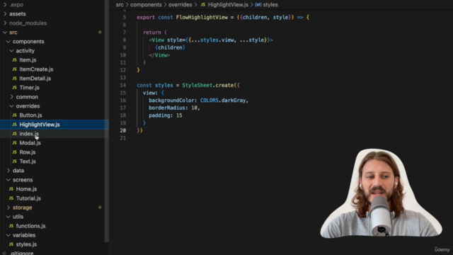 React Native Course: 7 Days To Complete App – Screenshot 4