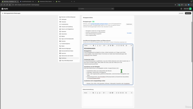 Shopify leicht gemacht: Der Schritt-für-Schritt Kurs – Screenshot 3
