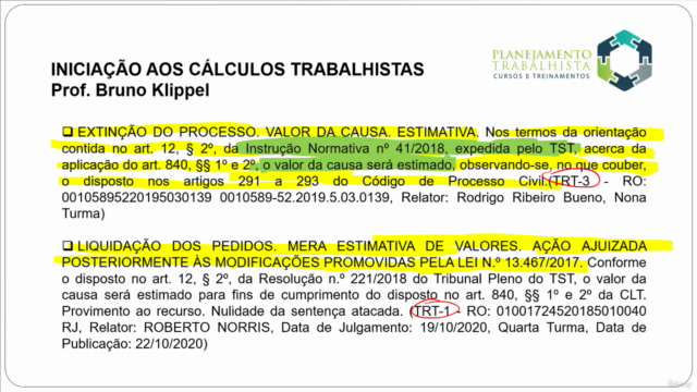 Iniciação aos cálculos trabalhistas – Screenshot 4