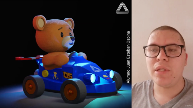 Crea tu primer personaje en Blender - Car and Bear - Screenshot_01