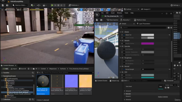 Unreal Engine 5: Creating a Car Racing Game – Screenshot 4